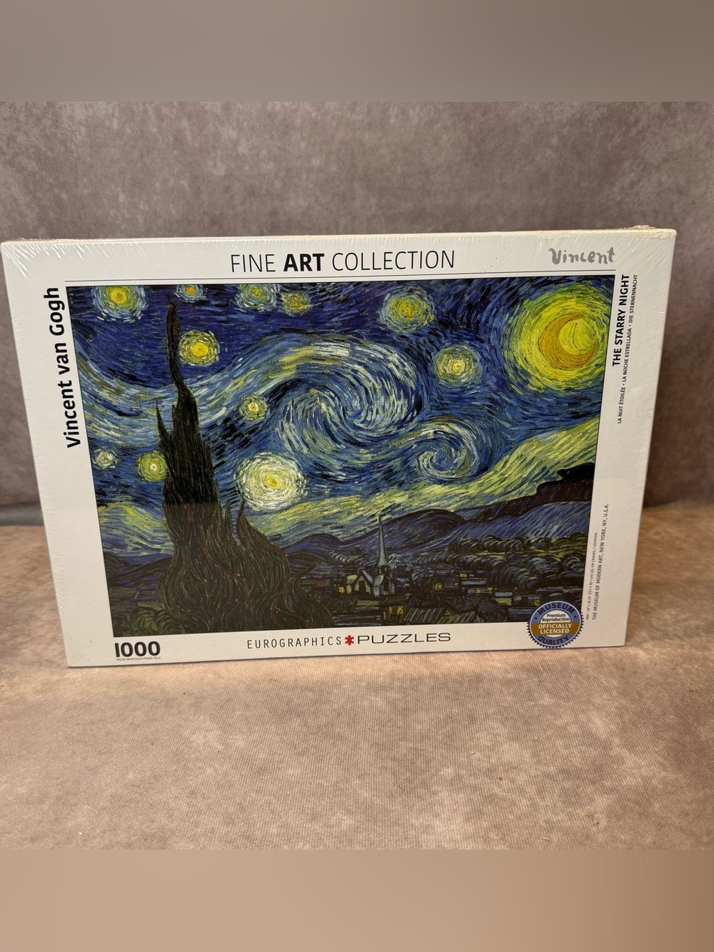 Vincent Van Gogh "The Starry Night" Eurographics 1000-PC Puzzle *NEW/SEALED*